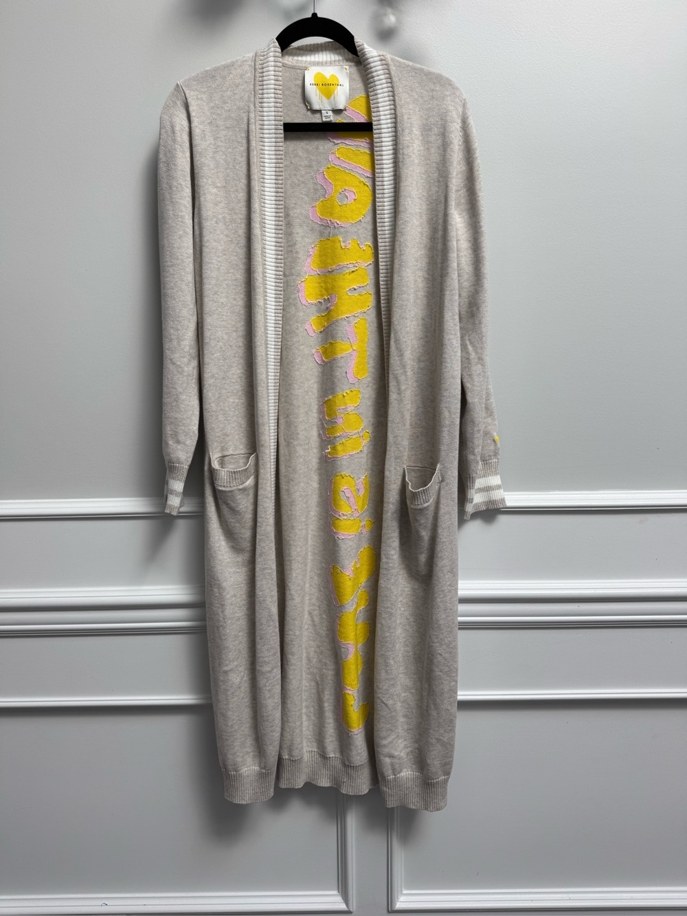 Kerri Rosenthal ‘Love is in the Air’ Cashmere/Cotton Blend Cardigan - Size Small